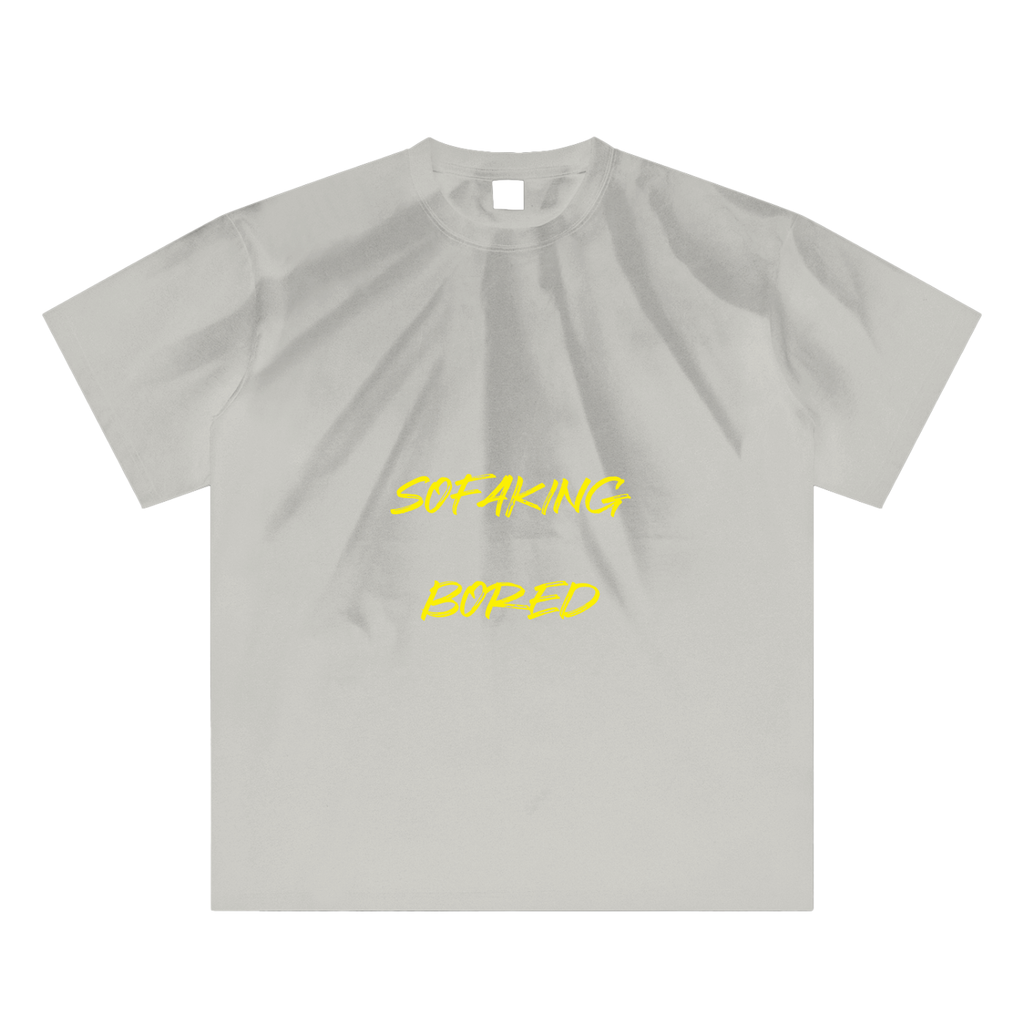 Hand-Scrunched Sunfade Sofa King Bored T-Shirt