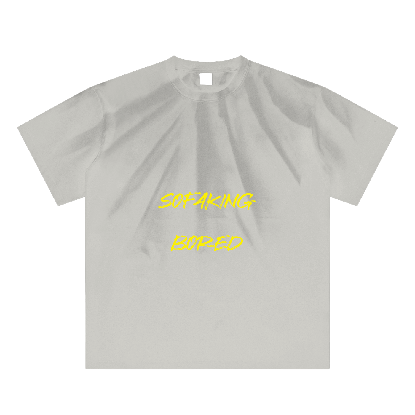 Hand-Scrunched Sunfade Sofa King Bored T-Shirt