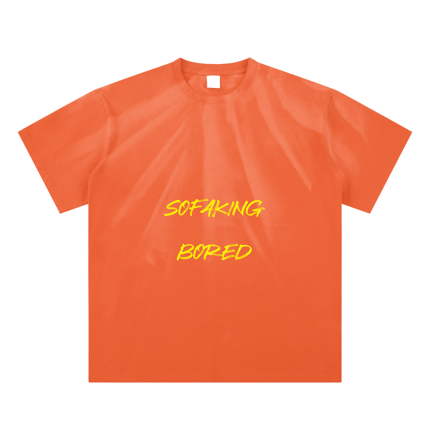 Hand-Scrunched Sunfade Sofa King Bored T-Shirt