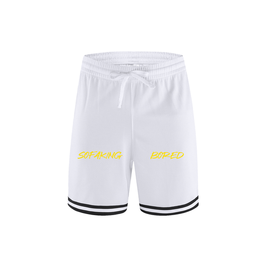 Sofa King Bored Basketball Shorts