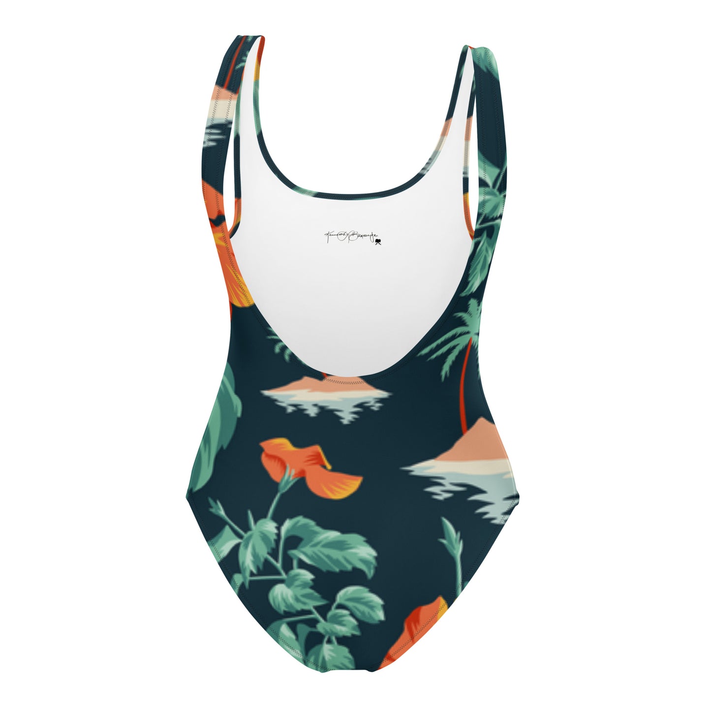 One-Piece Swimsuit: Poolside