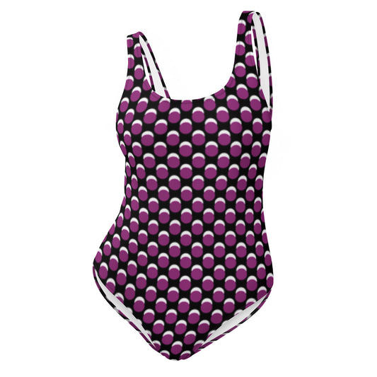 One-Piece Swimsuit: Purps