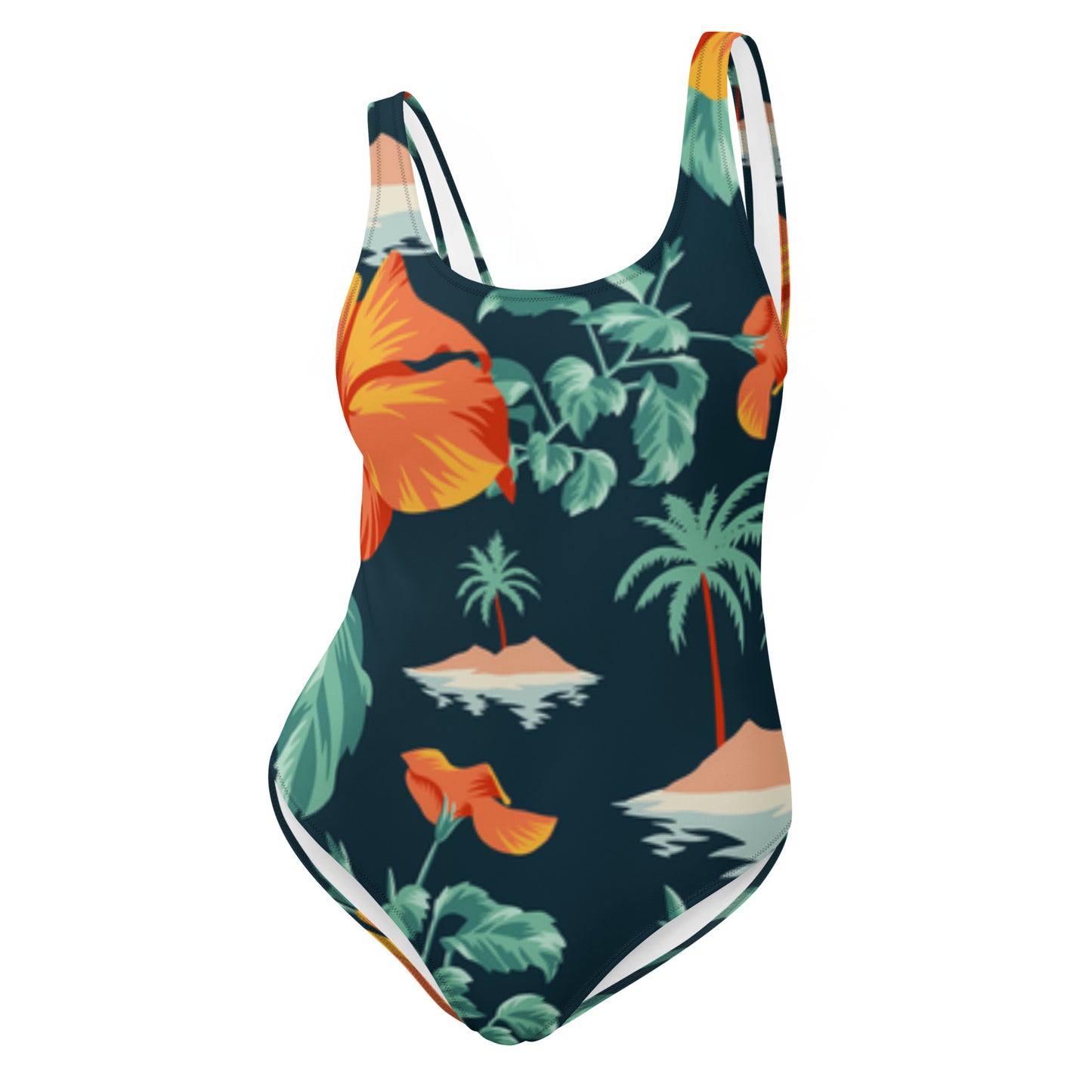 One-Piece Swimsuit: Poolside