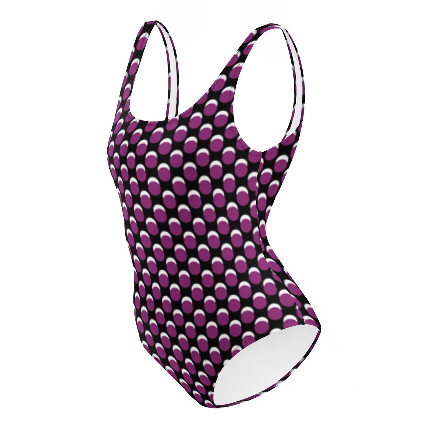 One-Piece Swimsuit: Purps