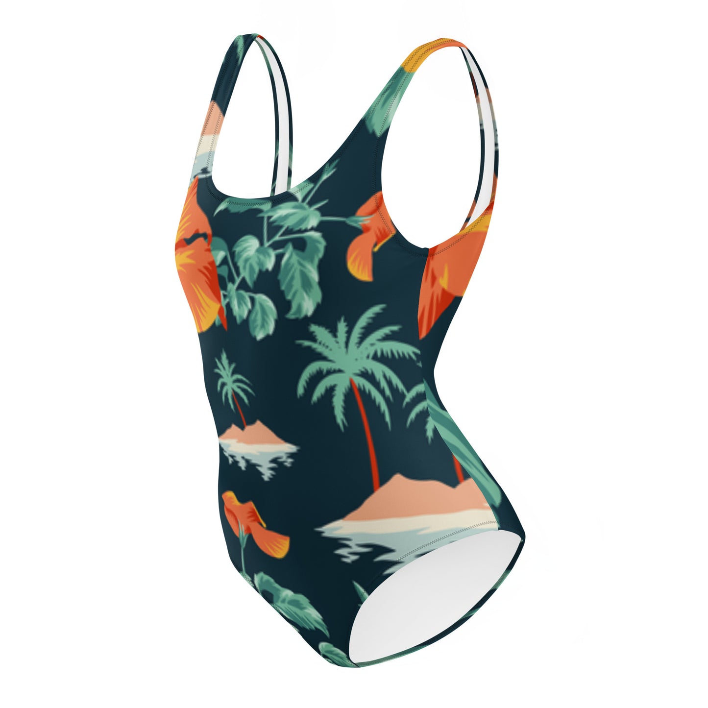 One-Piece Swimsuit: Poolside