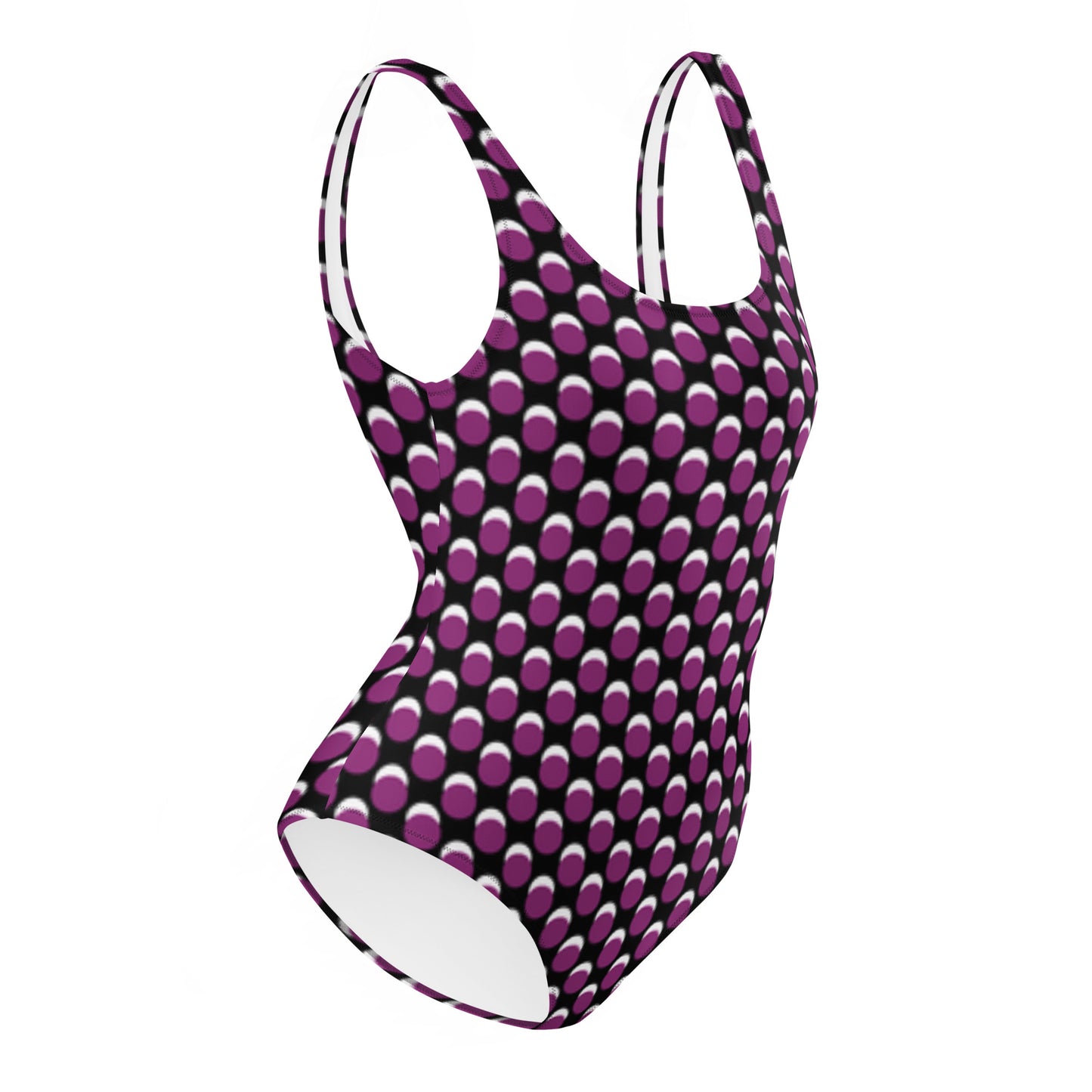 One-Piece Swimsuit: Purps