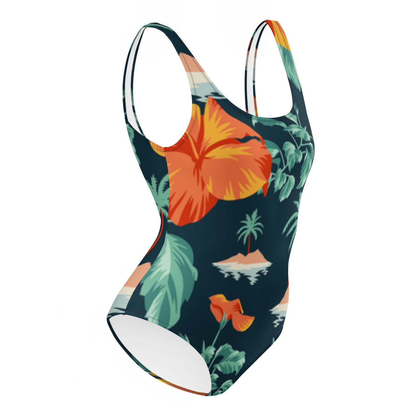 One-Piece Swimsuit: Poolside