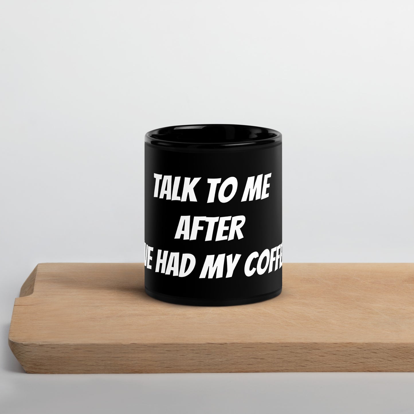 Black Glossy Mug