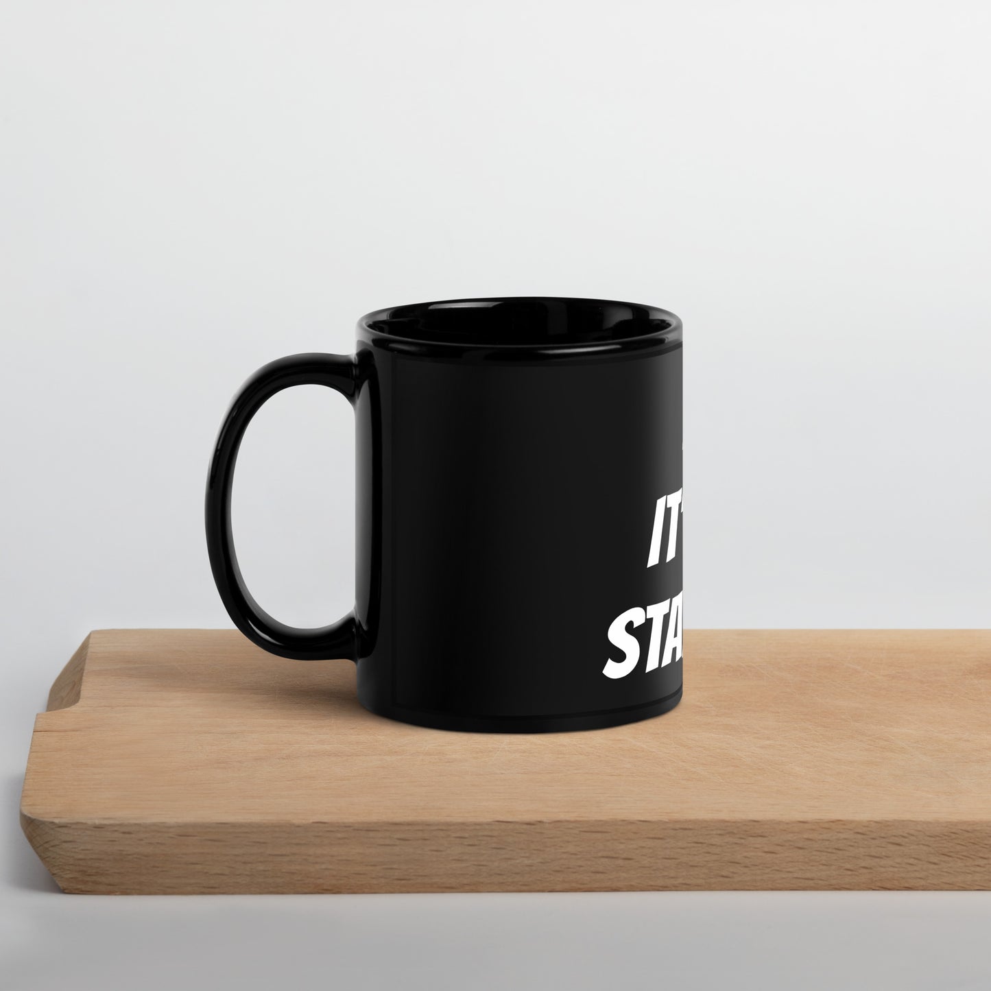 Black Glossy Mug