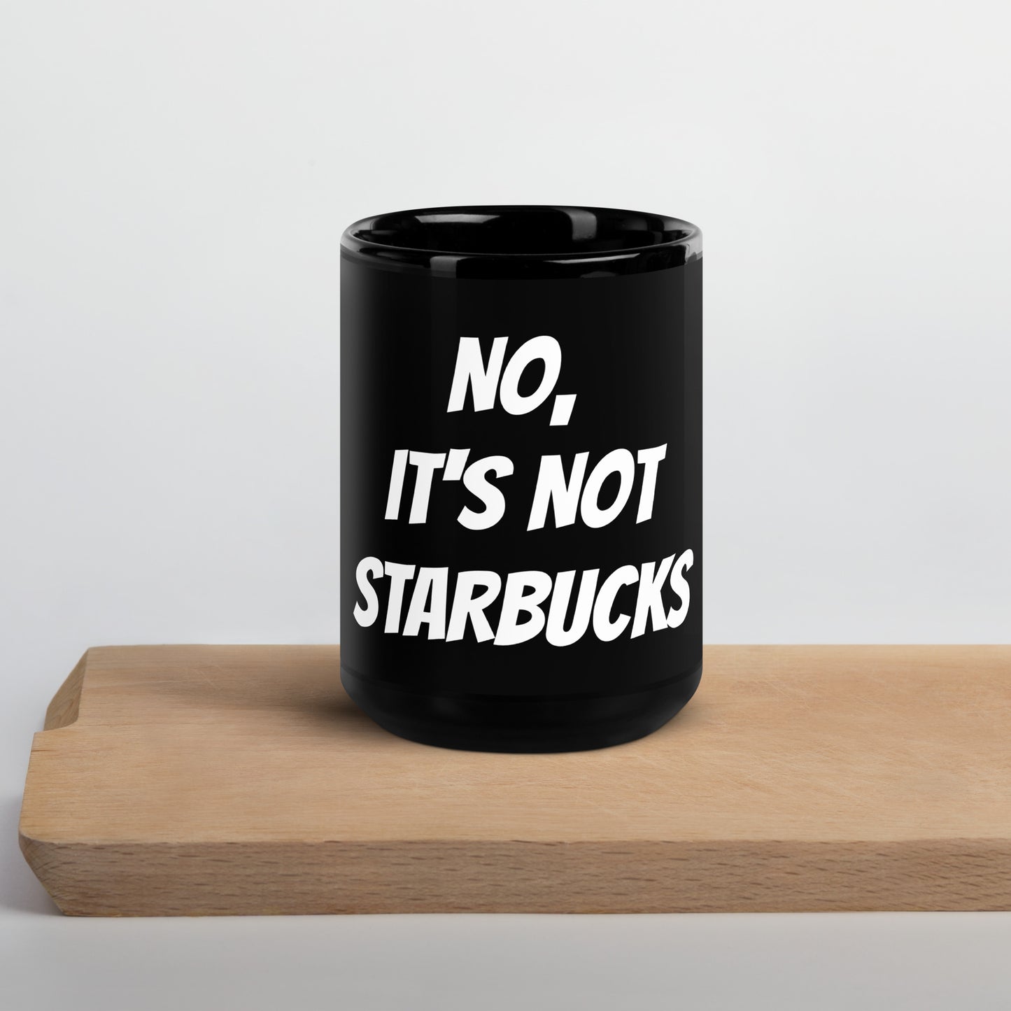 Black Glossy Mug