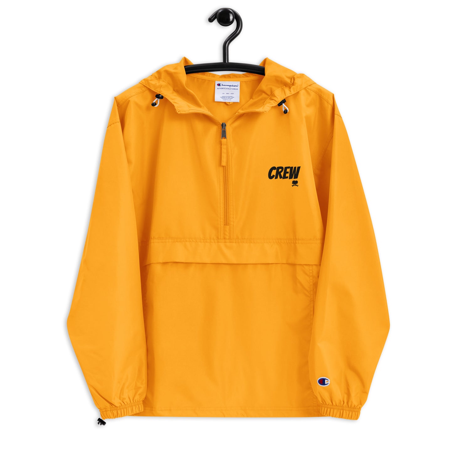 Embroidered Champion Packable Jacket: Crew