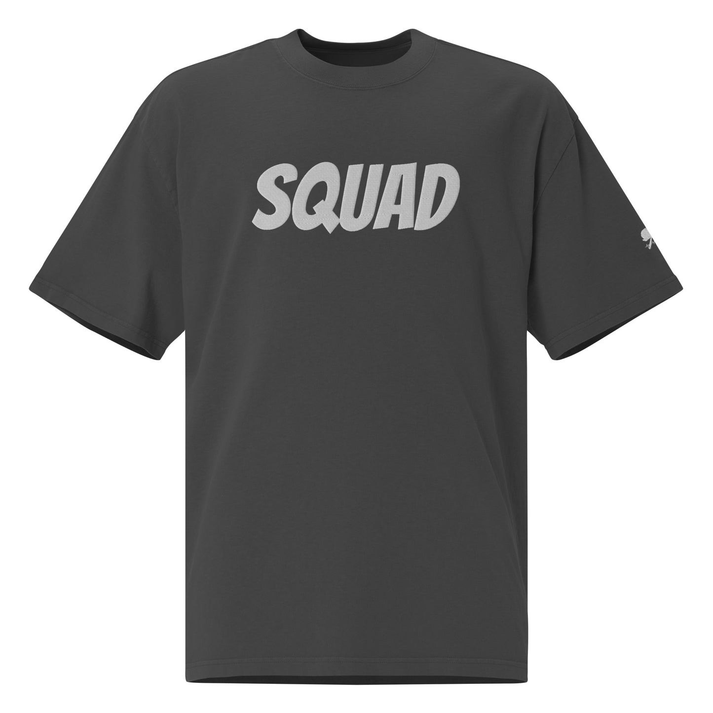 Oversized Faded T-shirt: Squad