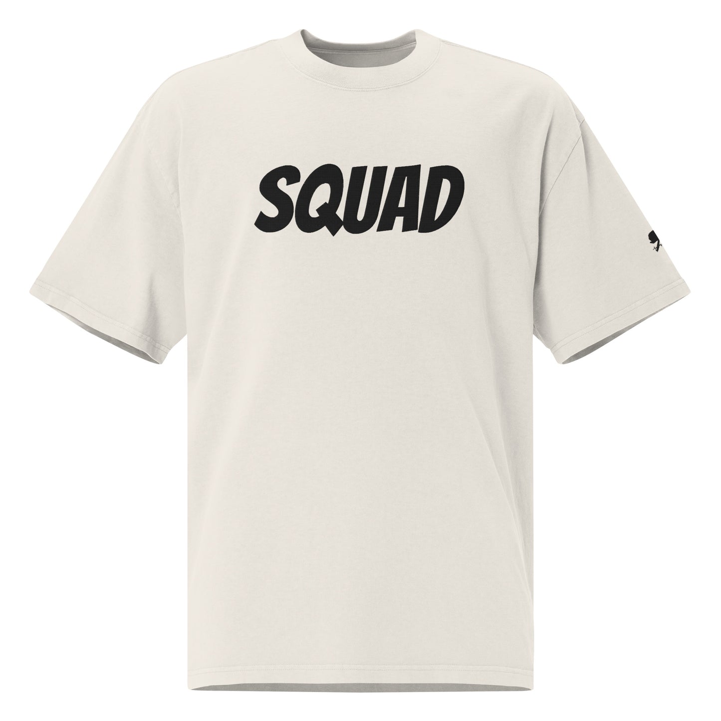 Oversized Faded T-shirt: Squad