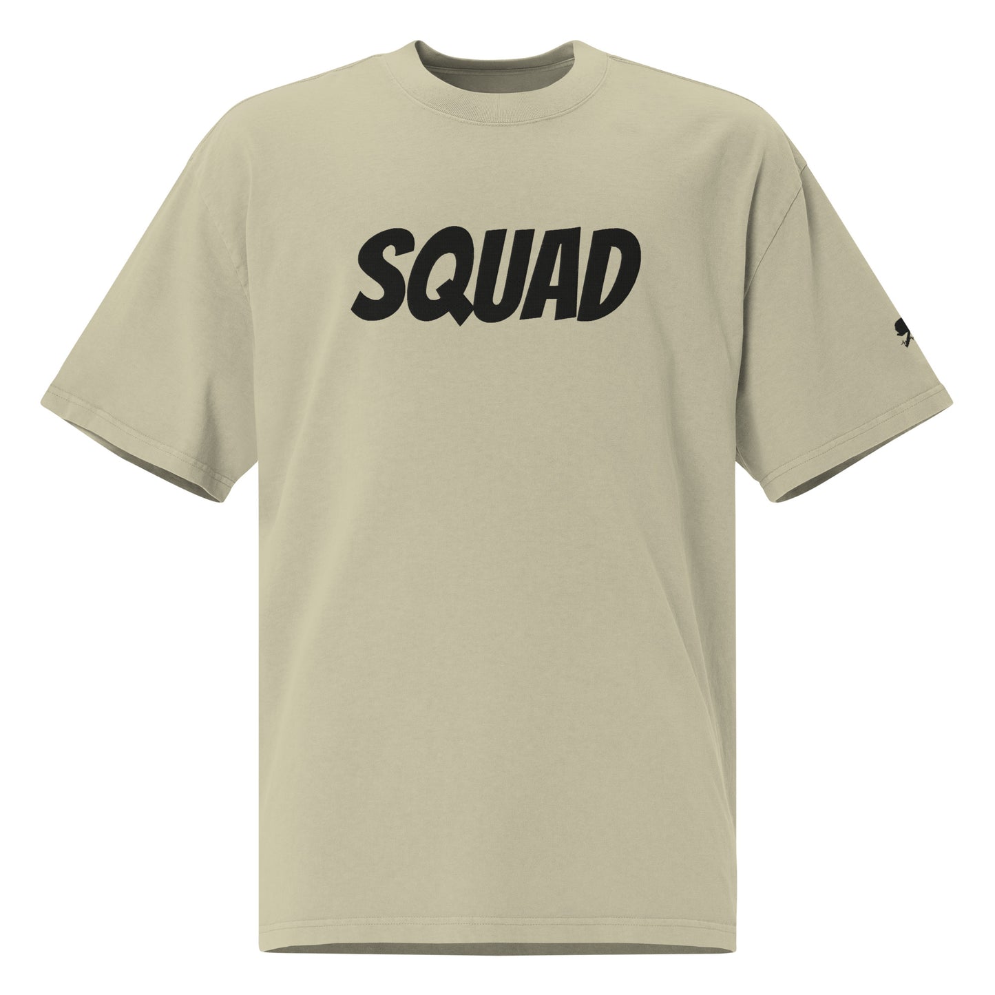 Oversized Faded T-shirt: Squad