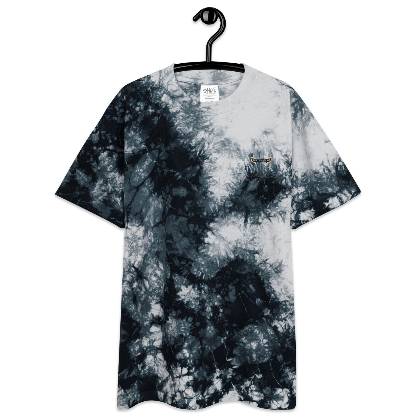 Signature Oversized Tie-Dye T-Shirt: Squad (Evil Eyes)