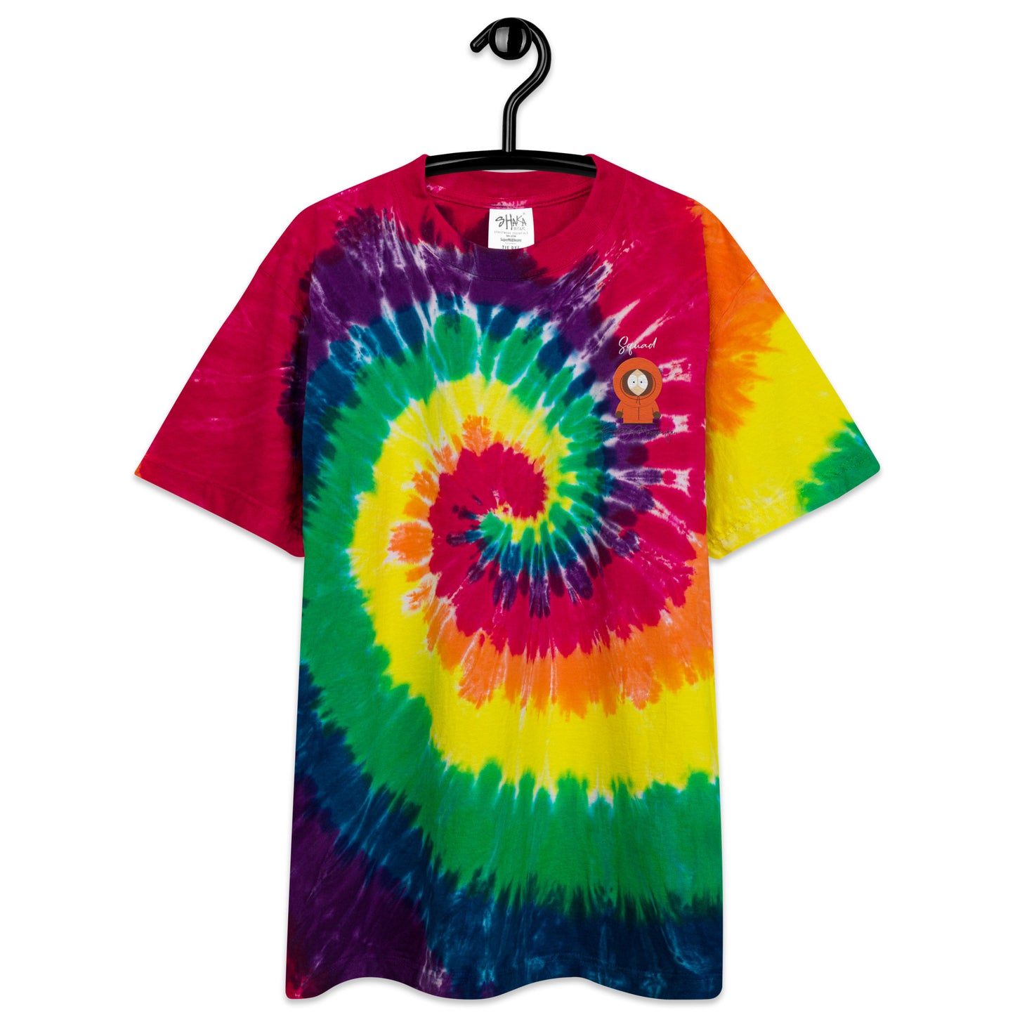 Signature Oversized Tie-Dye T-Shirt: Kenny Squad