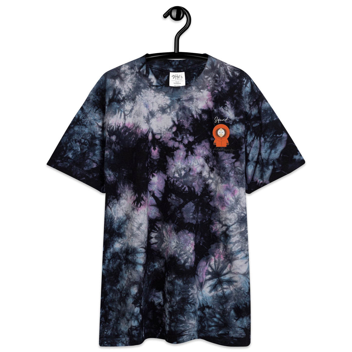 Signature Oversized Tie-Dye T-Shirt: Kenny Squad