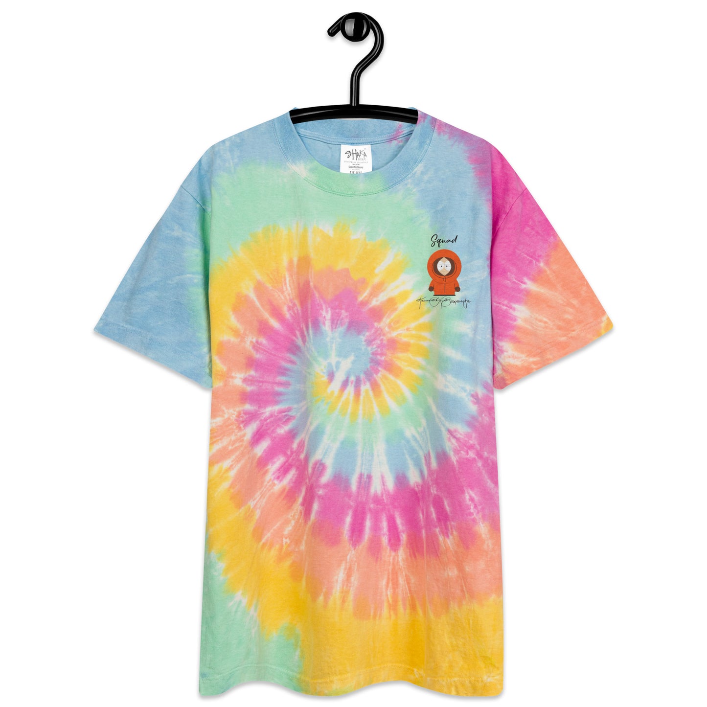 Signature Oversized Tie-Dye T-Shirt: Kenny Squad