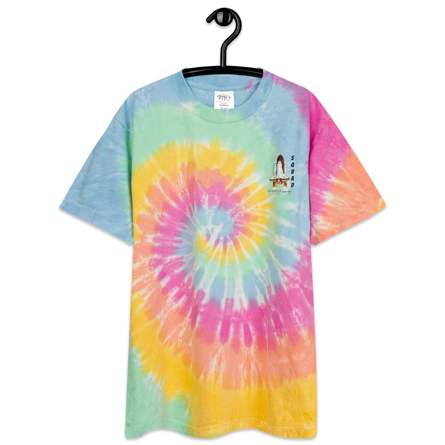 Signature Oversized Tie-Dye T-Shirt: Squad (NASA Discovery)