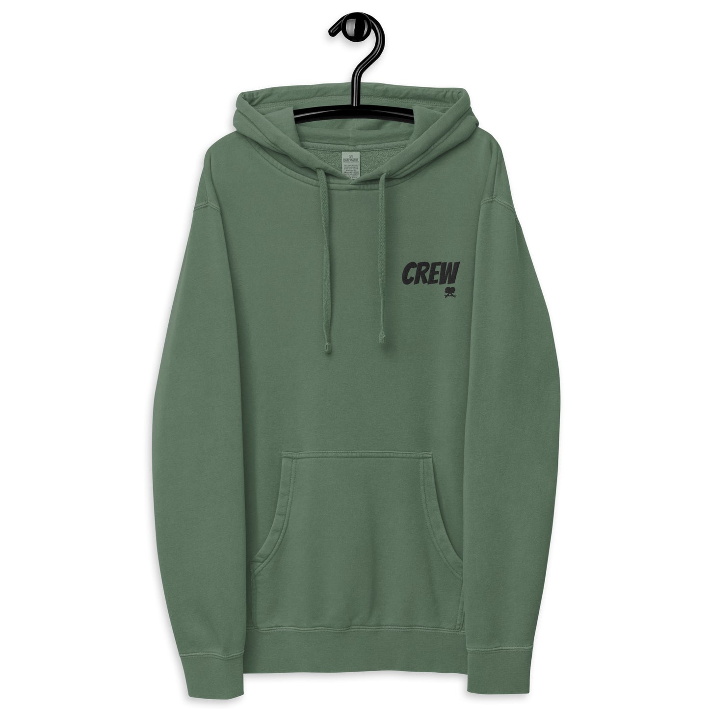 Pigment-Dyed Hoodie: Crew