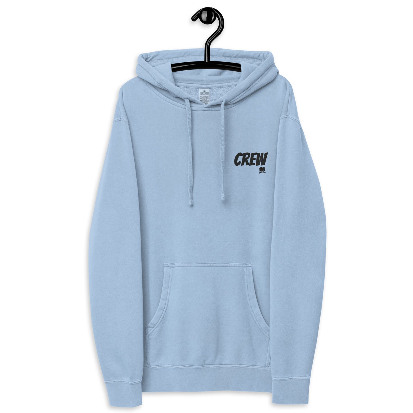 Pigment-Dyed Hoodie: Crew