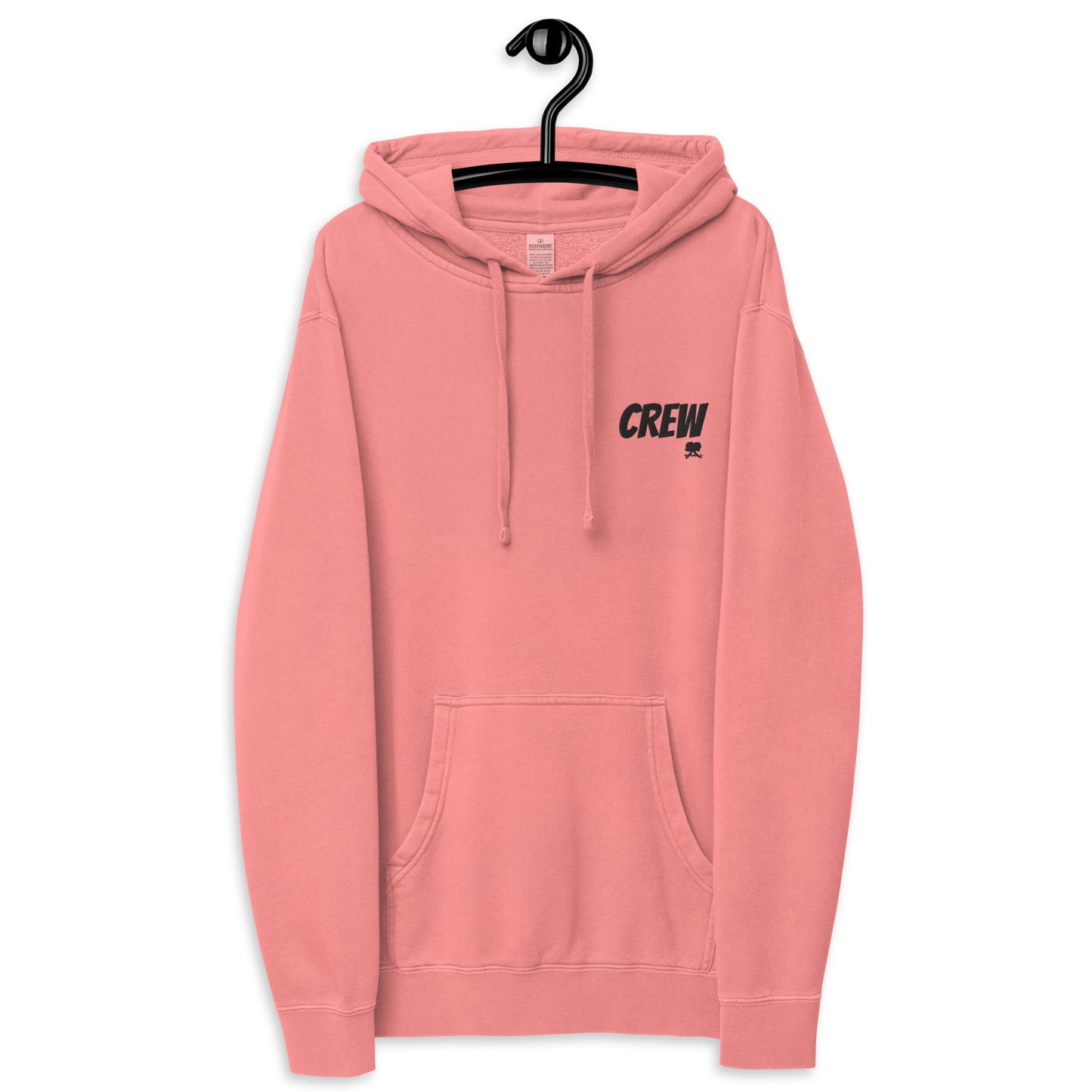 Pigment-Dyed Hoodie: Crew