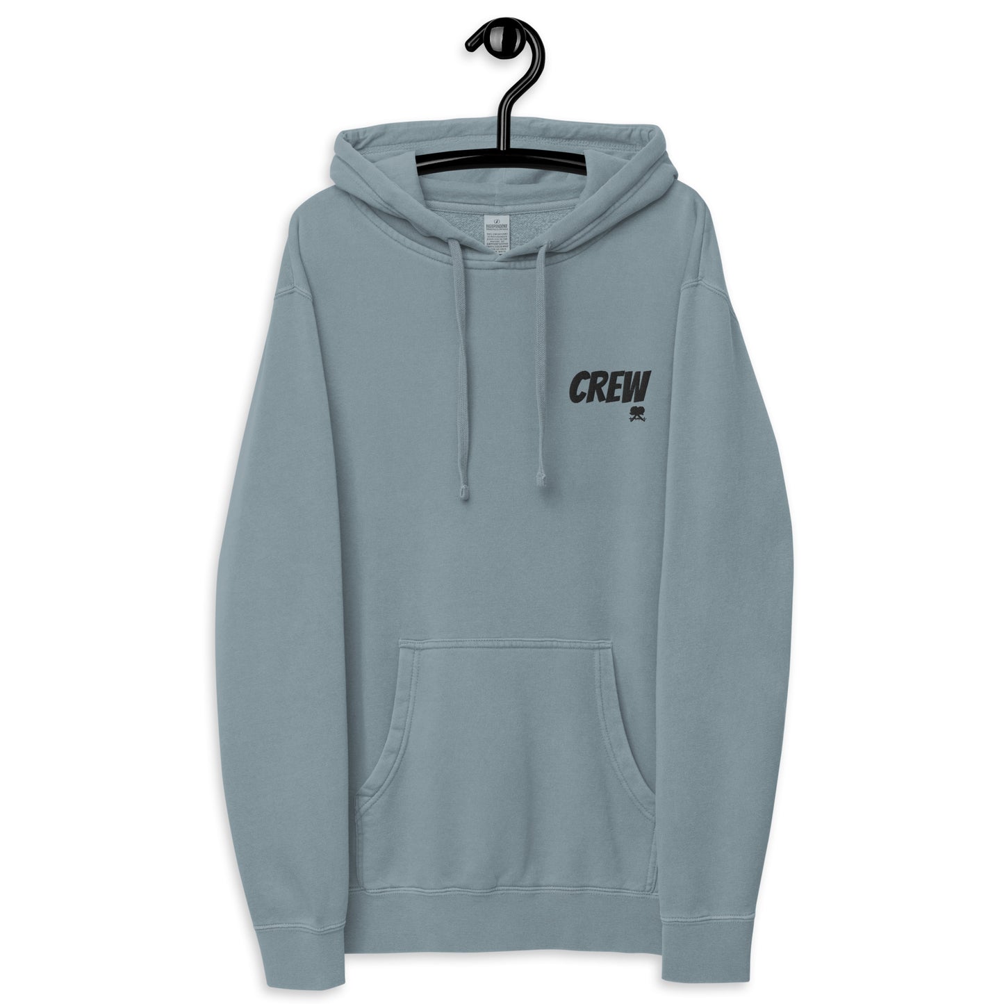 Pigment-Dyed Hoodie: Crew